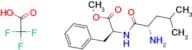 (S)-Methyl 2-((S)-2-amino-4-methylpentanamido)-3-phenylpropanoate 2,2,2-trifluoroacetate