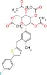 (2R,3R,4R,5S,6S)-2-(acetoxymethyl)-6-(3-((5-(4-fluorophenyl)thiophen-2-yl)methyl)-4-methylphenyl)t…