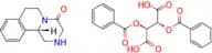 (S)-2,3,6,7-tetrahydro-1H-pyrazino[2,1-a]isoquinolin-4(11bH)-one (2S,3S)-2,3-bis(benzoyloxy)succin…