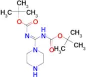 [tert-Butoxycarbonylimino(piperazin-1-yl)methyl]carbamic acid tert-butyl ester