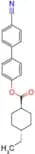 trans-4′-Cyano-[1,1′-biphenyl]-4-yl 4-ethylcyclohexanecarboxylate