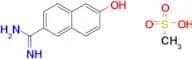 6-Hydroxy-2-naphthimidamide methanesulfonate salt