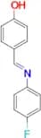 4-[[(4-Fluorophenyl)imino]methyl]phenol