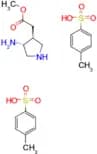Methyl 2-((3S,4R)-4-aminopyrrolidin-3-yl)acetate bis(4-methylbenzenesulfonate)