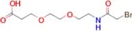 Bromoacetamido-PEG2-C2-acid