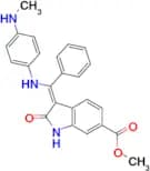 (Z)-Methyl 3-(((4-(methylamino)phenyl)amino)(phenyl)methylene)-2-oxoindoline-6-carboxylate (Ninted…