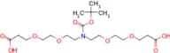 N-Boc-N-bis(PEG2-acid)