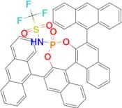 N-[(11bR)-2,6-Di-9-anthracenyl-4-oxidodinaphtho[2,1-d:1',2'-f][1,3,2]dioxaphosphepin-4-yl]-1,1,1-t…