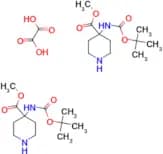 Methyl 4-((tert-butoxycarbonyl)amino)piperidine-4-carboxylate oxalate(2:1)