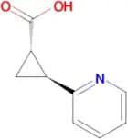 (1S,2S)-rel-2-(Pyridin-2-yl)cyclopropane-1-carboxylic  acid