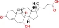 3-Oxo-7-hydroxychol-4-enoic acid