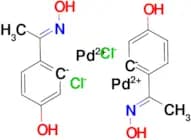 Di-μ-chlorobis[5-hydroxy-2-[1-(hydroxyimino-κN)ethyl]phenyl-κC]palladium(II) dimer