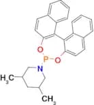 1-((11bR)-dinaphtho[2,1-d:1′,2′-f][1,3,2]dioxaphosphepin-4-yl)-3,5-dimethylpiperidine