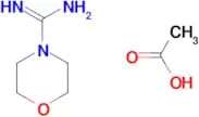 Morpholine-4-carboximidamide acetate