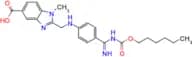 2-(((4-(N-((Hexyloxy)carbonyl)carbamimidoyl)phenyl)amino)methyl)-1-methyl-1H-benzo[d]imidazole-5-c…