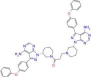 1,3-Bis((R)-3-(4-amino-3-(4-phenoxyphenyl)-1H-pyrazolo[3,4-d]pyrimidin-1-yl)piperidin-1-yl)propan-…