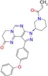 (R)-8-(1-Acryloylpiperidin-3-yl)-10-(4-phenoxyphenyl)-3,4-dihydropyrazolo[4,3-e]pyrimido[1,2-c]pyr…
