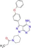 (R)-1-(3-(4-Amino-3-(4-phenoxyphenyl)-1H-pyrazolo[3,4-d]pyrimidin-1-yl)piperidin-1-yl)propan-1-one…