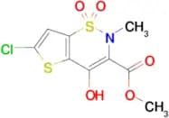 6-Chloro-4-hydroxy-2-methyl-2H-thieno[2,3-e]-1,2-thiazine-3-carboxylic acid methyl ester 1,1-dioxi…