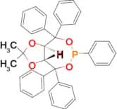 (3aR,8aR)-2,2-Dimethyl-4,4,6,8,8-pentaphenyltetrahydro-[1,3]dioxolo[4,5-e][1,3,2]dioxaphosphepine