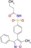 N-((4-(5-Methyl-3-phenylisoxazol-4-yl)phenyl)sulfonyl)butyramide (Palbociclib Impurity)
