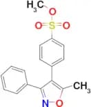 Methyl 4-(5-methyl-3-phenylisoxazol-4-yl)benzenesulfonate (Palbociclib Impurity)