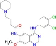 (E)-N-(4-((3,4-Dichlorophenyl)amino)-7-methoxyquinazolin-6-yl)-4-(piperidin-1-yl)but-2-enamide (Da…