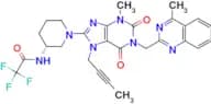 (R)-N-(1-(7-(But-2-yn-1-yl)-3-methyl-1-((4-methylquinazolin-2-yl)methyl)-2,6-dioxo-2,3,6,7-tetrahy…