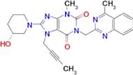 (R)-7-(But-2-yn-1-yl)-8-(3-hydroxypiperidin-1-yl)-3-methyl-1-((4-methylquinazolin-2-yl)methyl)-1H-…