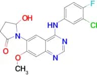 1-(4-((3-Chloro-4-fluorophenyl)amino)-7-methoxyquinazolin-6-yl)-5-hydroxypyrrolidin-2-one (Dacomit…