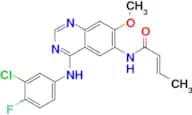 (E)-N-(4-((3-Chloro-4-fluorophenyl)amino)-7-methoxyquinazolin-6-yl)but-2-enamide (Dacomitinib Impu…