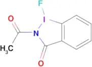 2-Acetyl-1-fluoro-1,2-dihydro-3H-1λ3-benzo[d][1,2]iodazol-3-one (AFBI)