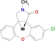 Trans-(+/-)-11-Chloro-2,3,3a,12b-tetrahydro-2-methyl-1H-dibenz[2,3:6,7]oxepino[4,5-c]pyrrol-1-one