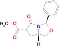 (3R,7aS)-methyl 5-oxo-3-phenylhexahydropyrrolo[1,2-c]oxazole-6-carboxylate