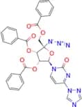 (2R,3S,4R,5R)-2-Azido-2-((benzoyloxy)methyl)-5-(2-oxo-4-(1H-1,2,4-triazol-1-yl)pyrimidin-1(2H)-yl)…