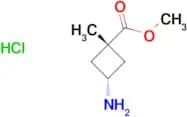 Methyl (1s,3s)-3-amino-1-methylcyclobutane-1-carboxylate hydrochloride