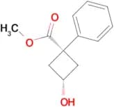 cis-Methyl 3-hydroxy-1-phenylcyclobutanecarboxylate