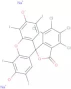 4,5,6,7-Tetrachloro-2′,4′,5′,7′-tetraiodofluorescein disodium salt