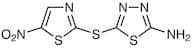 2-Amino-5-[(5-nitro-2-thiazolyl)thio]-1,3,4-thiadiazole