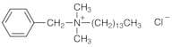 Benzyldimethyltetradecylammonium Chloride [Ion association reagent for extraction photometric anal…