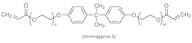 Bisphenol A Polyethylene Glycol Diether Diacrylate (m+n=approx. 3) (stabilized with MEHQ)