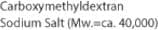 Carboxymethyldextran Sodium Salt (Mw.=ca. 40000)