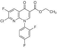 Ethyl 7-Chloro-1-(2,4-difluorophenyl)-6-fluoro-4-oxo-1,4-dihydro-1,8-naphthyridine-3-carboxylate