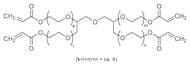 Ethoxlylated Diglycerin Tetraacrylate (k+l+m+n = ca. 4) (stabilized with MEHQ)