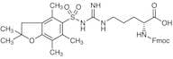 Nα-[(9H-Fluoren-9-ylmethoxy)carbonyl]-Nω-(2,2,4,6,7-pentamethyldihydrobenzofuran-5-sulfonyl)-D-arg…