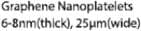 Graphene Nanoplatelets 6-8nm(thick), 25µm(wide)