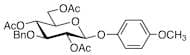 4-Methoxyphenyl 2,4,6-Tri-O-acetyl-3-O-benzyl-β-D-glucopyranoside