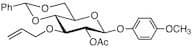 4-Methoxyphenyl 2-O-Acetyl-3-O-allyl-4,6-O-benzylidene-β-D-glucopyranoside
