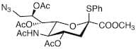 Methyl (Phenyl 5-Acetamido-4,7,8-tri-O-acetyl-9-azido-3,5,9-trideoxy-2-thio-D-glycero-β-D-galacto-…