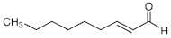 trans-2-Nonenal (contains trans-2-Nonenal Diethyl Acetal) (ca. 10% in Ethanol, ca. 0.57mol/L)